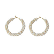 Pearl Chunky Hoop