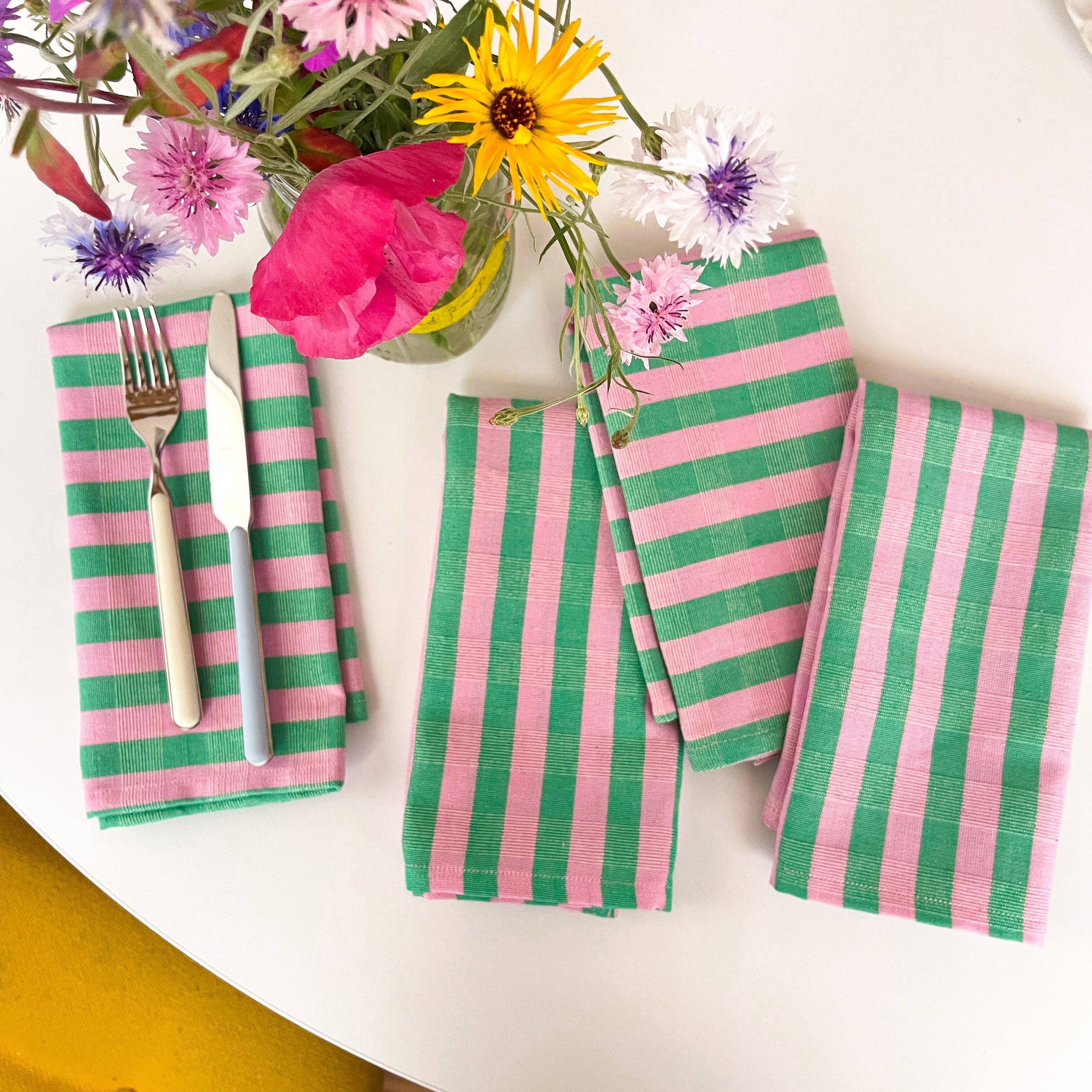 Archive NY Flora Stripe Napkins