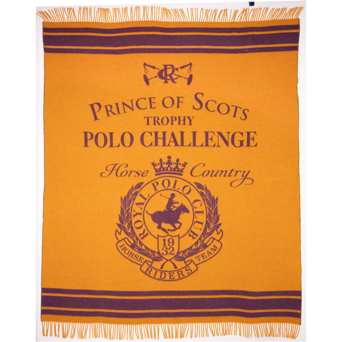 The Polo Challenge Throw – Extra-Fine Italian Merino Wool | 56" x 72"