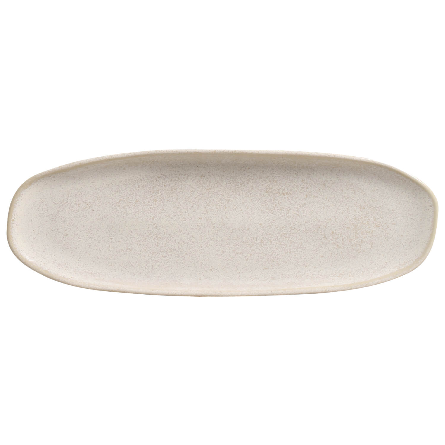 Shallow Organic Oval Platter Large Set of 4
