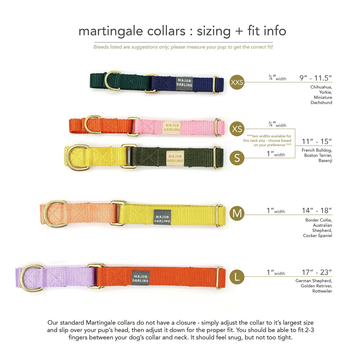 Martingale Dog Collar – Rose + Grape