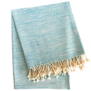 Yalova Ultra Soft Marbled Blanket Throw Turquoise