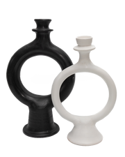 Moroccan Glazed Terracotta Candle Holder