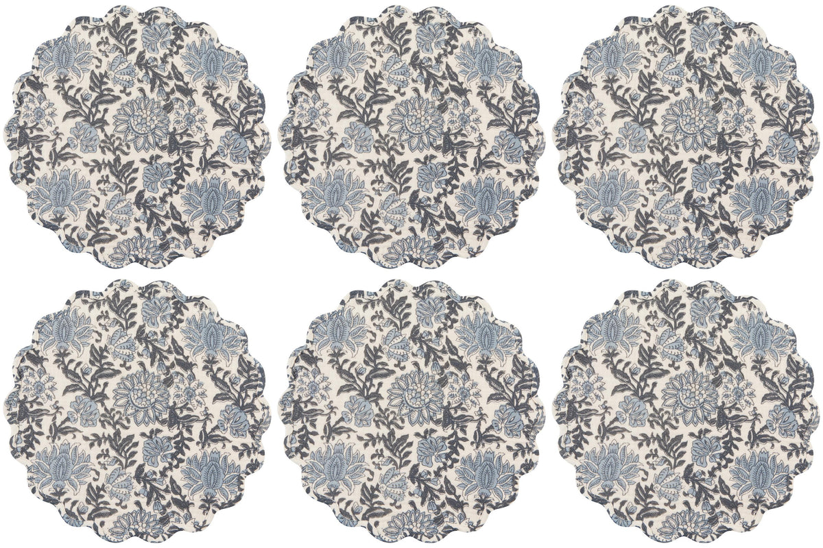 Set of 6 Placemat Double Weave Briar