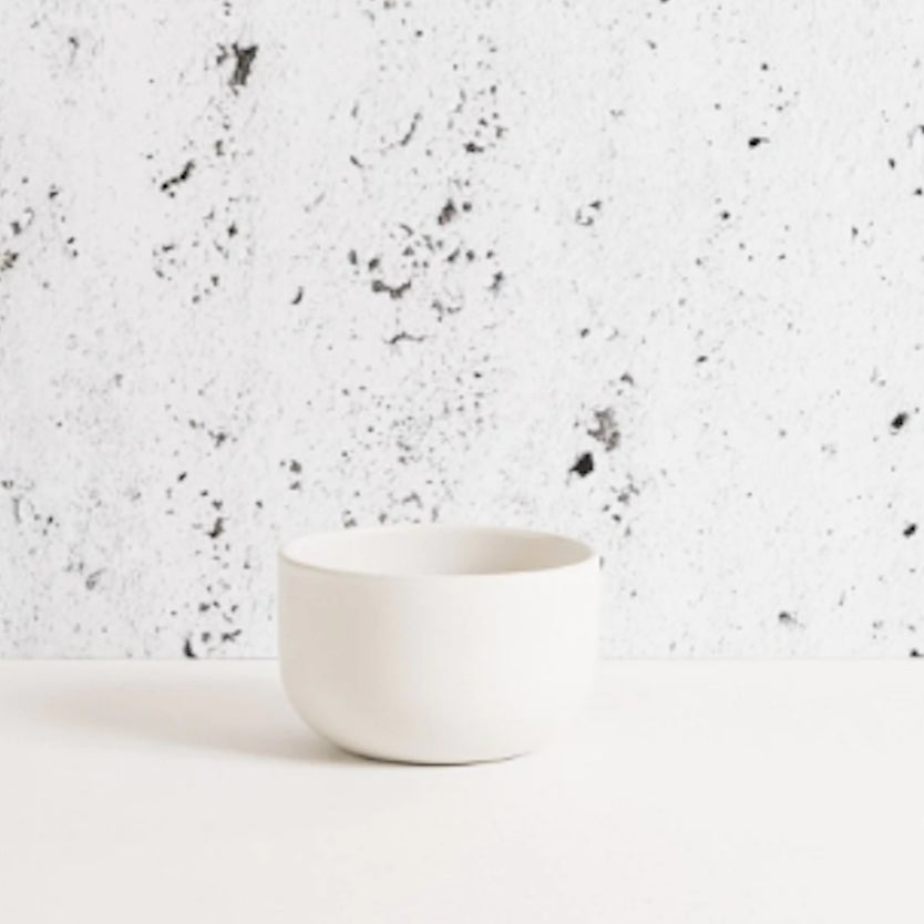 S/4 Tunisian Bowl - Matte White