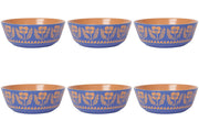 Set of 6 Bowl Imprint Teppi