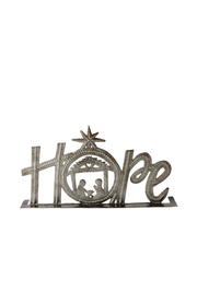 Hope Standing Metal Art