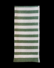 Olive Stripe Hand Towel