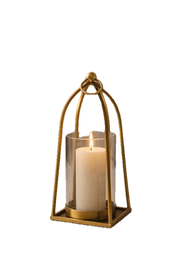 Raíz Studio Arc Brass Hurricane Holder