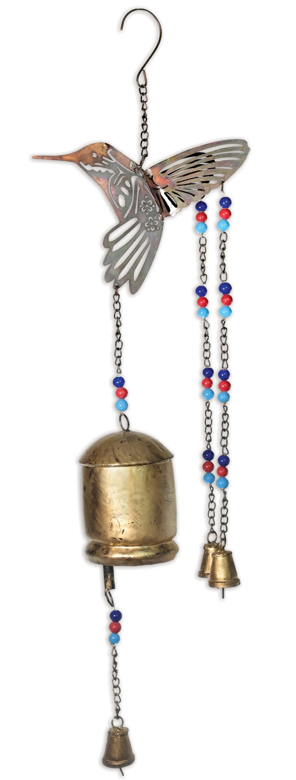 Decorative Sangeet Bell Hummingbird & Charms