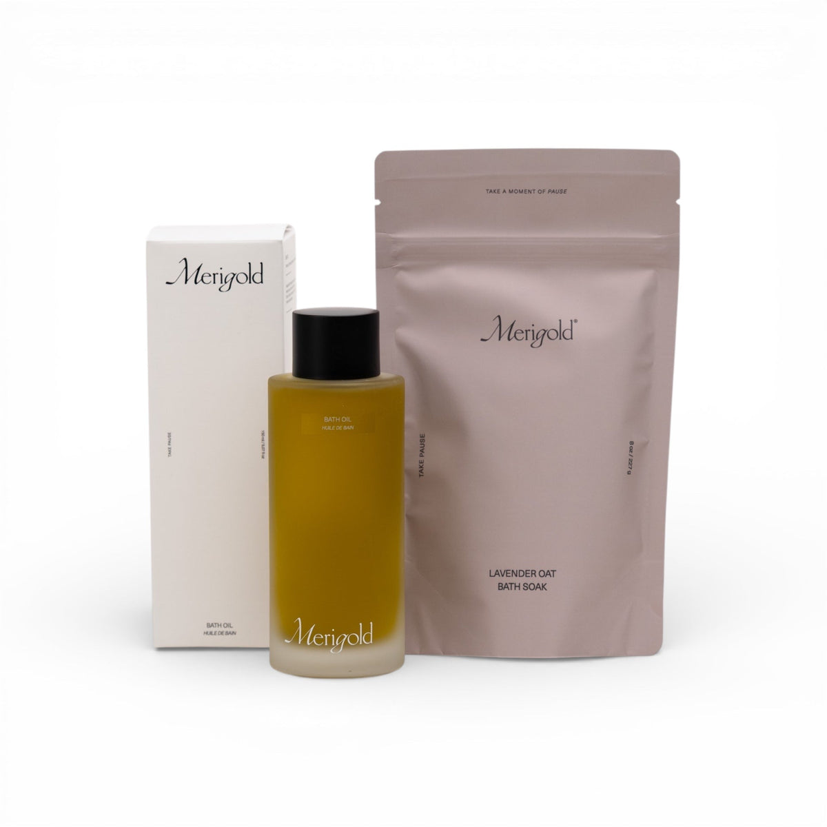 Bath Oil + Lavender Oat Bath Soak Bundle