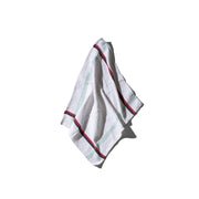 India Kitchen Towel - Red & Black Line