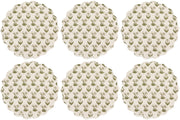 Set of 6 Placemat Double Weave Bloom