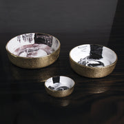 Bianco Nero Round Bowl