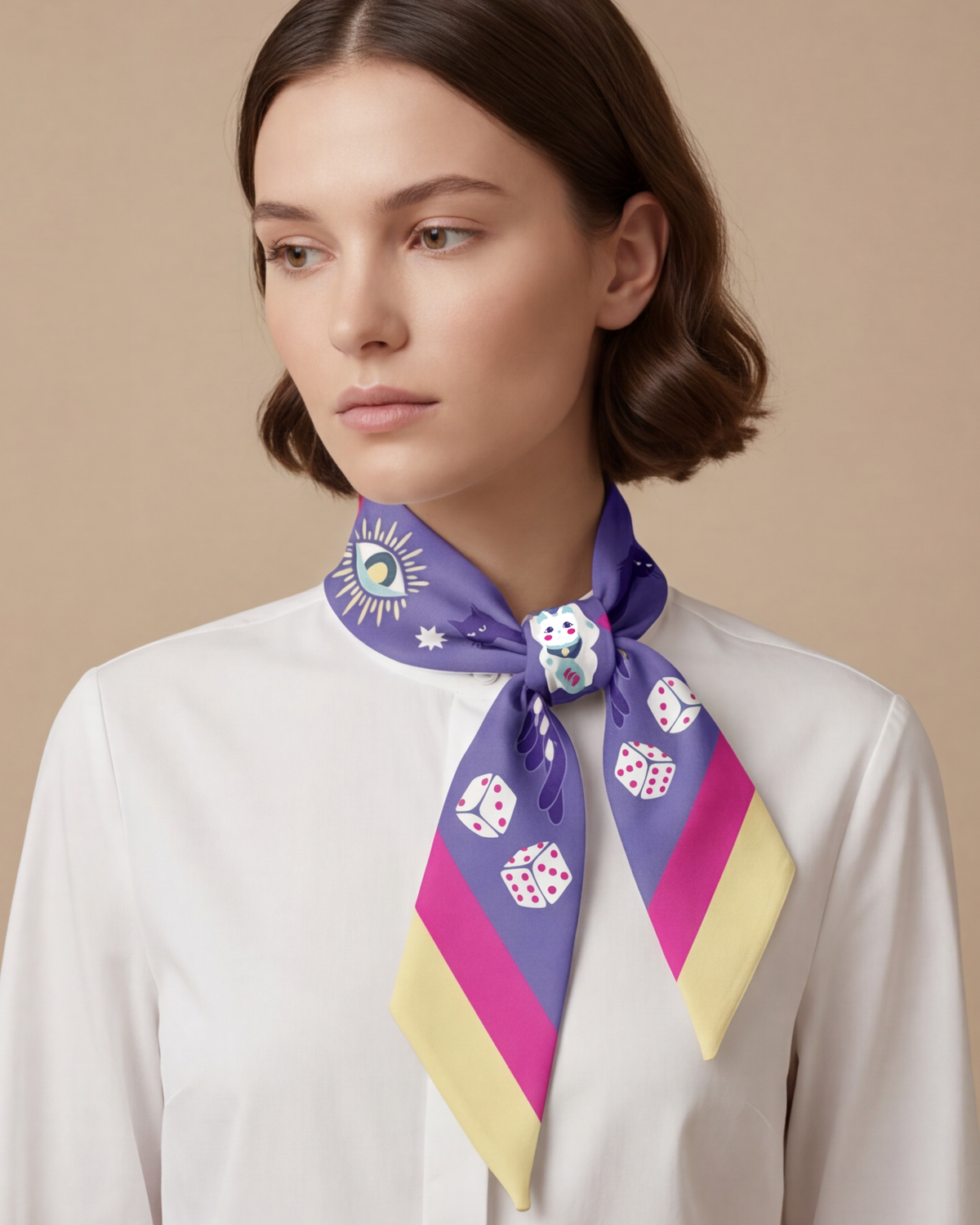 Fortune Twilly Ribbon Scarf