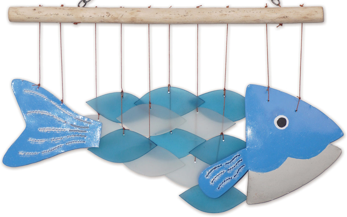 Bali Fish Glass Chime