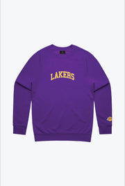 Los Angeles Lakers Playoffs Crewneck - Purple