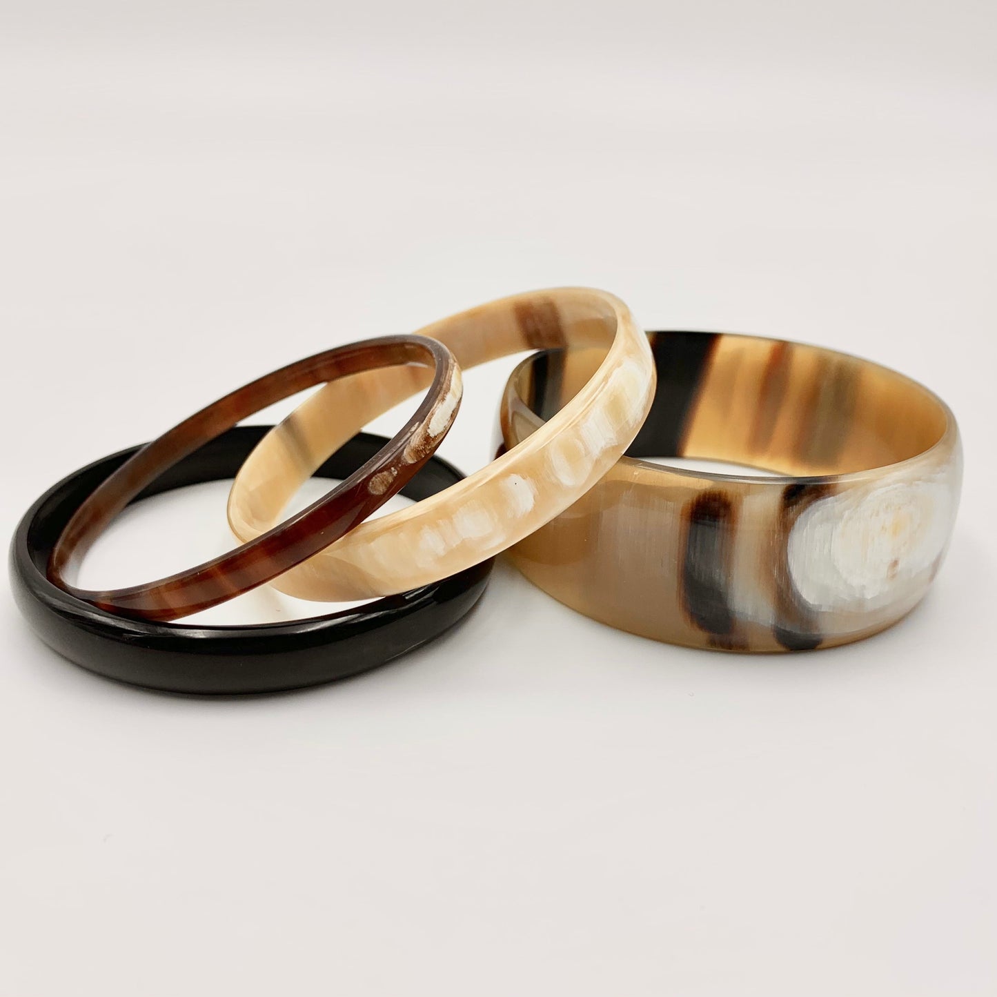 Horn Bangle - Wide