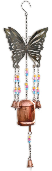Decorative Sangeet Butterfly Bell, Patina & Copper