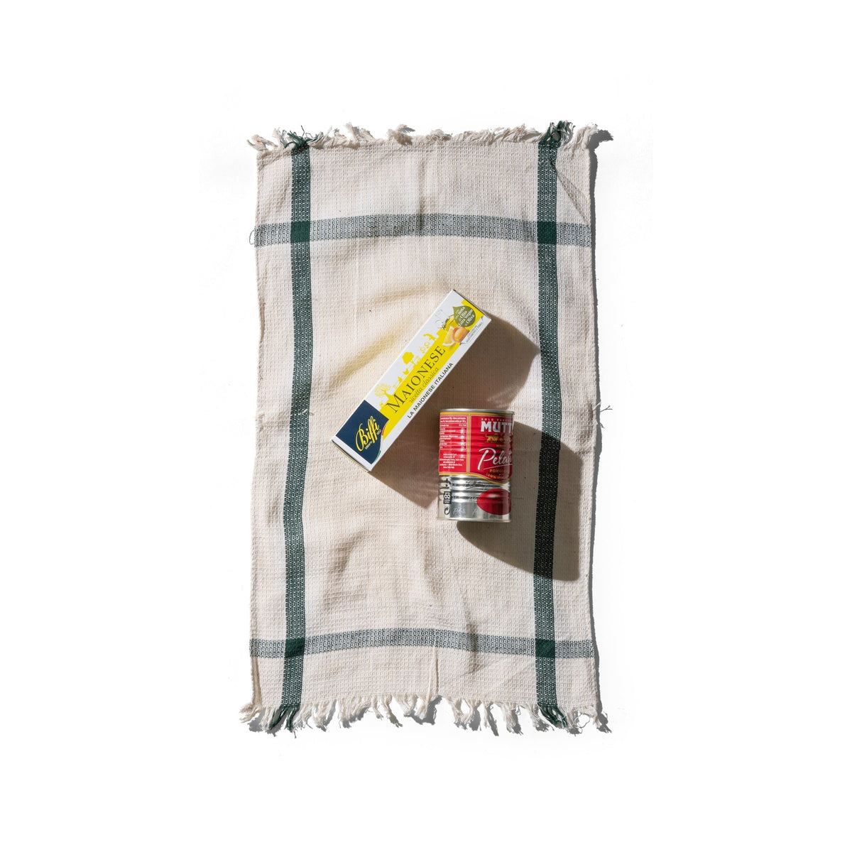 India Kitchen Towel - Green Line