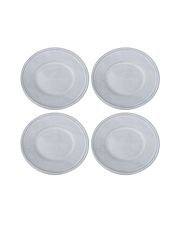 Cloud Oval Dessert Plate - Set of 4