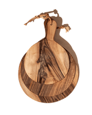 Round Walnut Cutting Boards