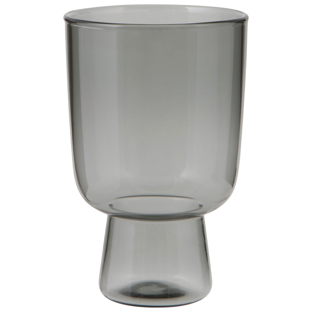 Set of 4 Tumbler 11oz Pedestal Smoke