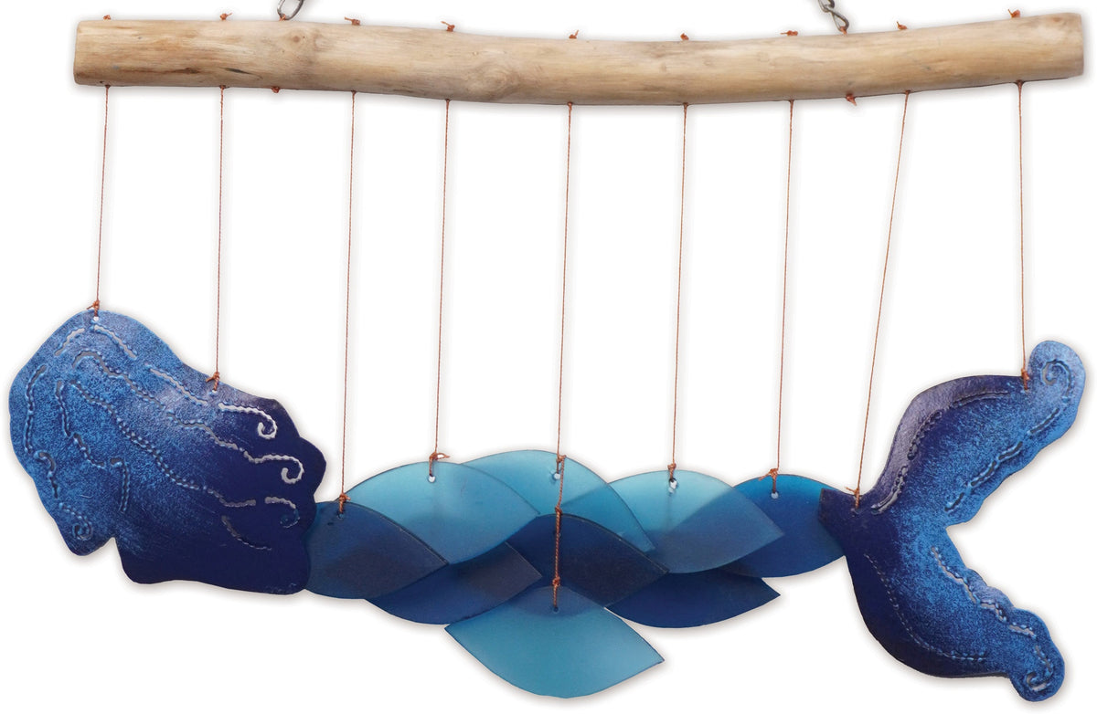 Bali Mermaid Glass Chime