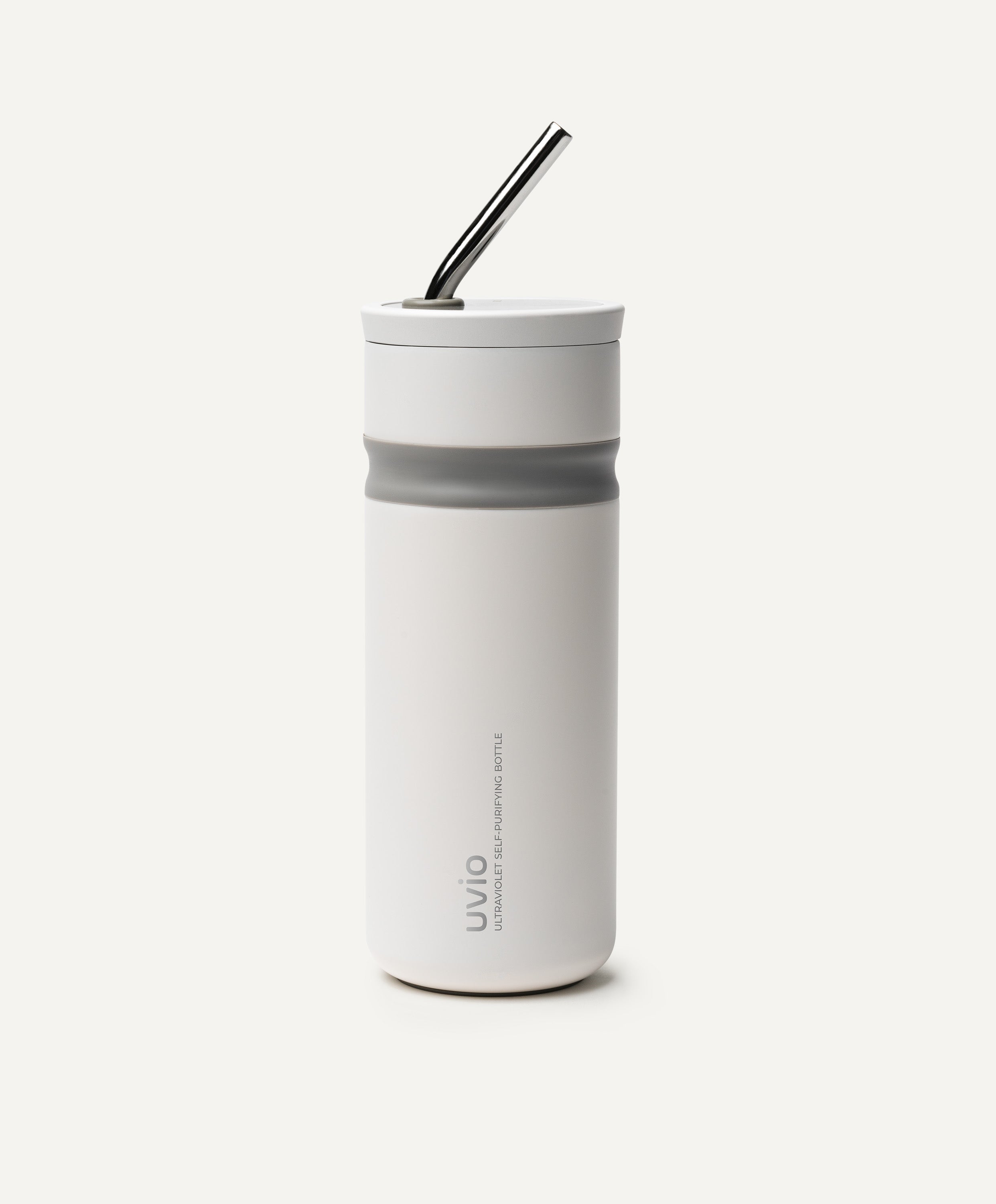 Uvio Self Purifying Water Bottle - Glacier White