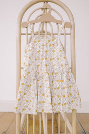 Hikari Pintuck Dress- Marigold Dawn
