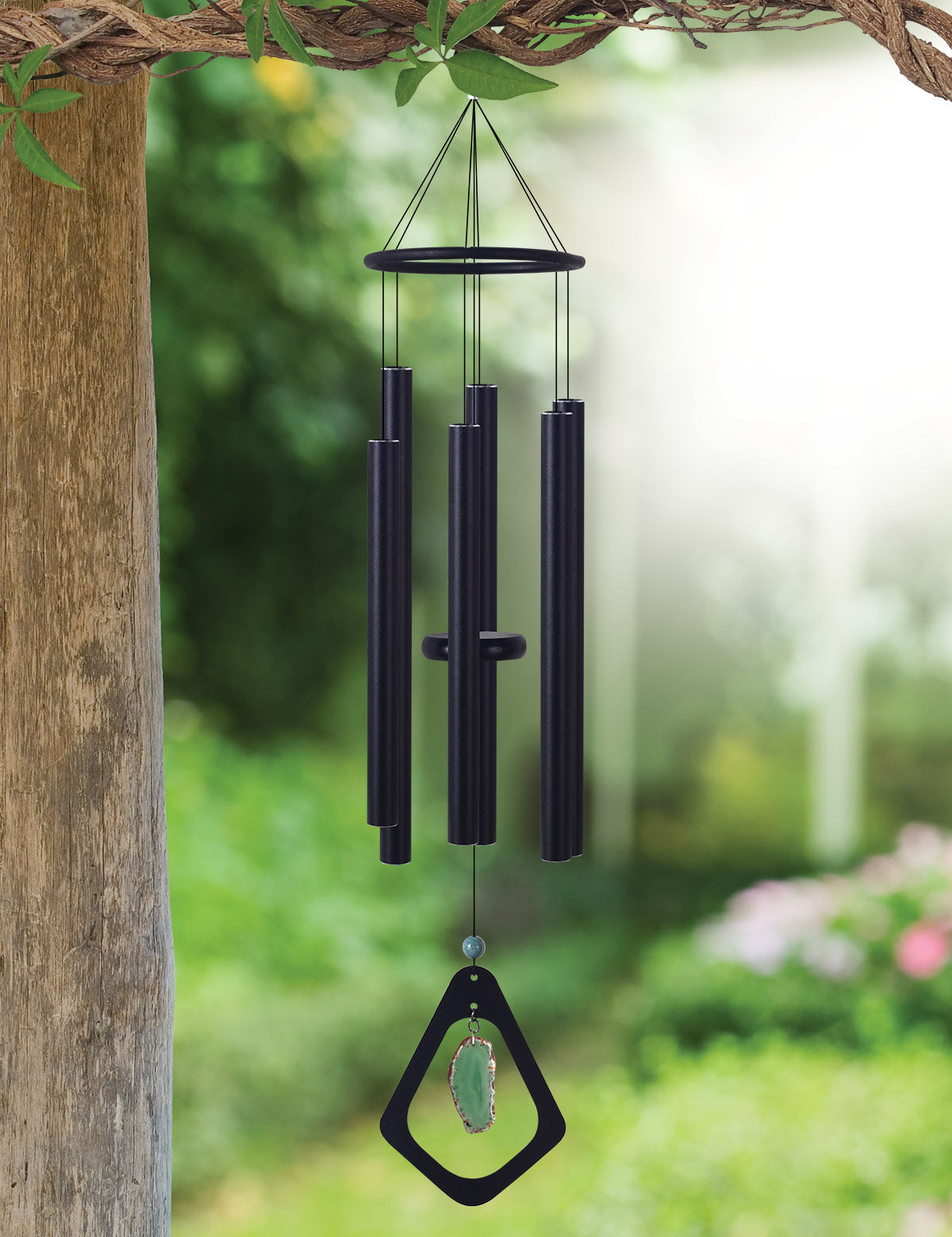 34 inch Green Agate Wind Chiime
