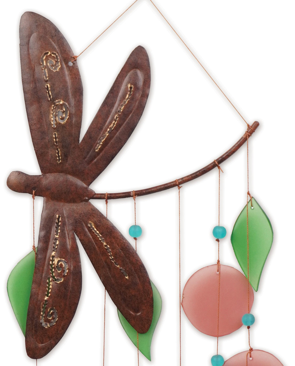 Dragonfly Sea Glass Chime