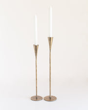 S/2 Phoenix Candlesticks - Brass Finish