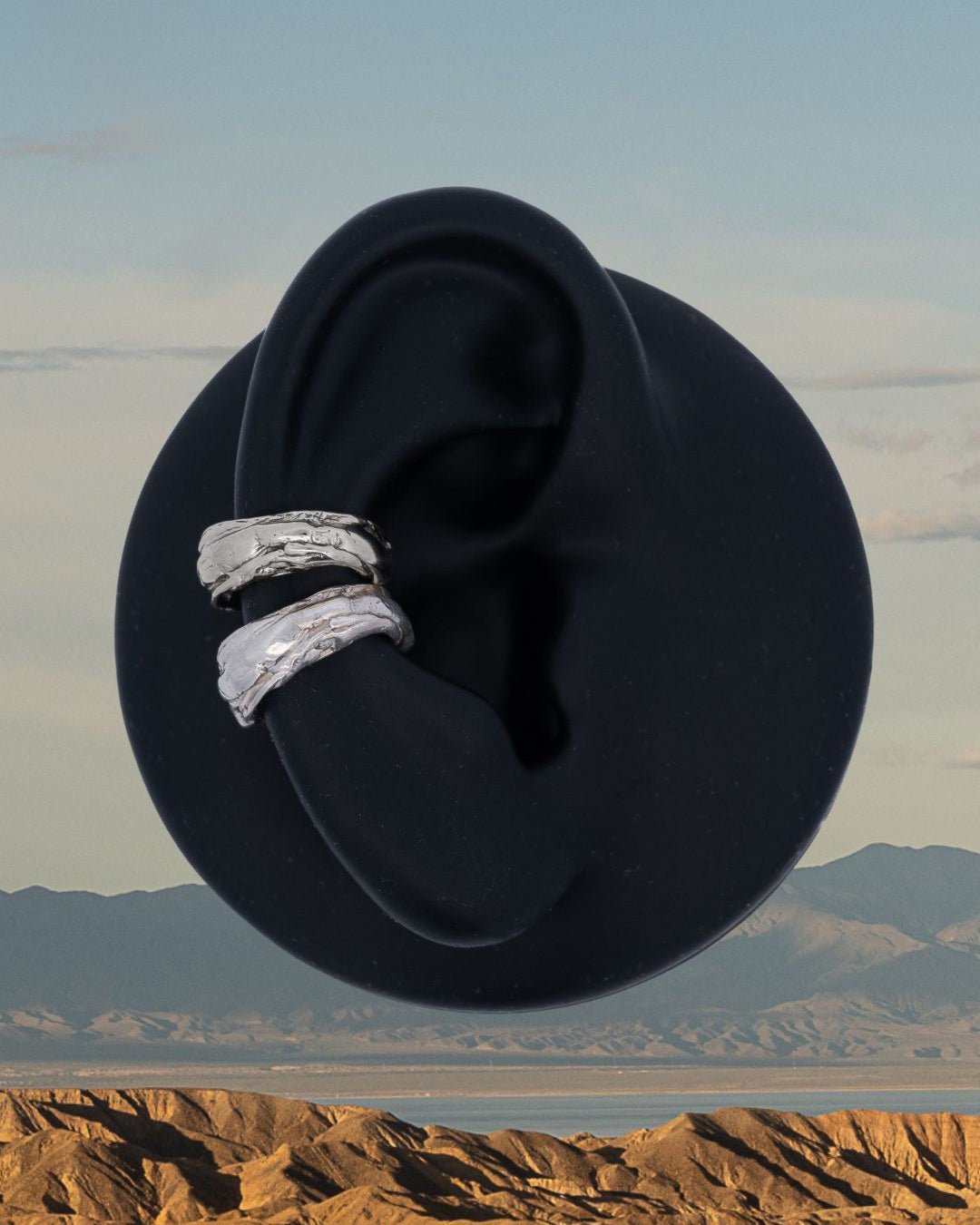 Arches Silver Ear Cuff