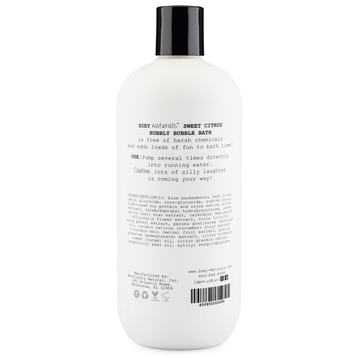 Sweet Citrus Bubble Bath