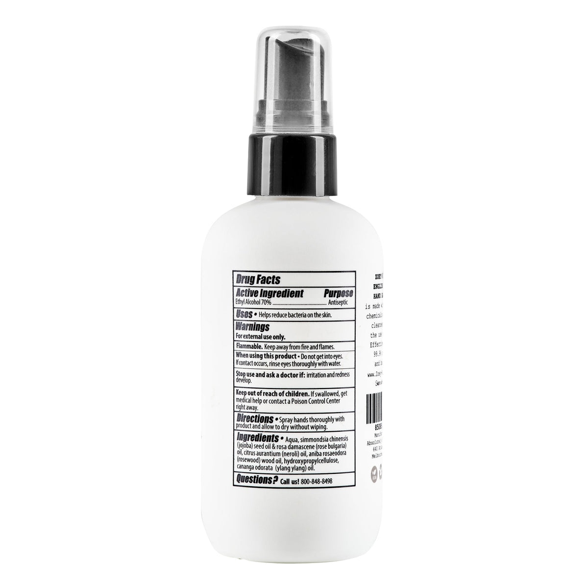 English Garden Hand Sanitizer Spray