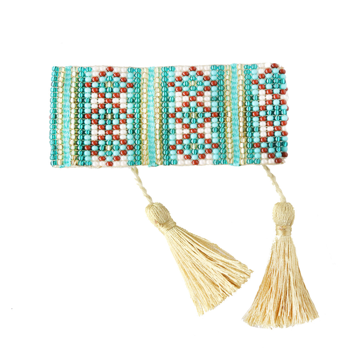 Turquoise Tassel Bracelet