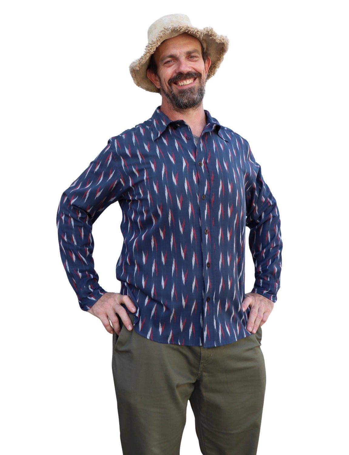 Maritime Organic Cotton Men's Button Down Shirt