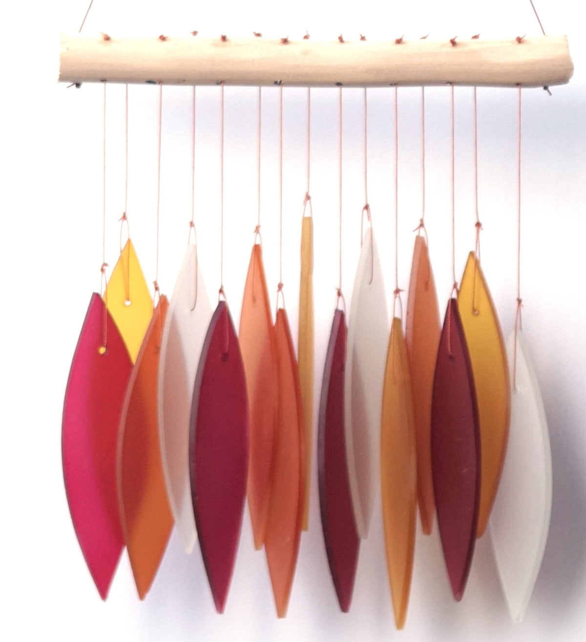 Featherline, Tequila Sunrise Sea Glass Wind Chime