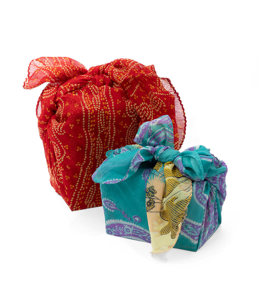 Sari Gift Wrap/Scarf – Assorted Upcycled Fabric
