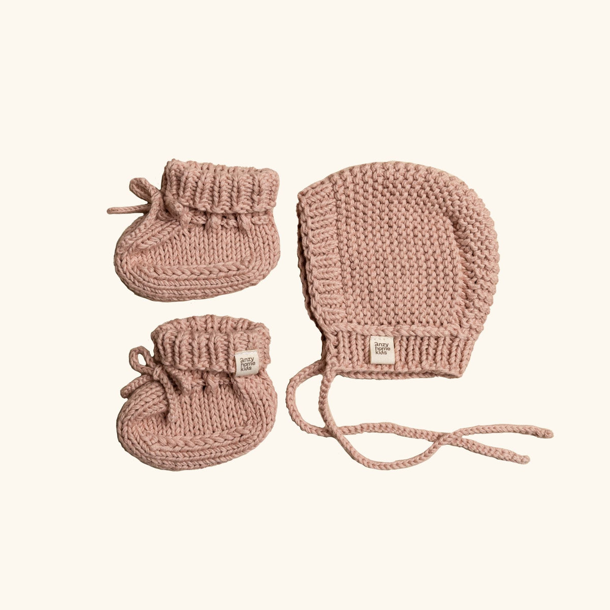 Bonnet & Booties Set Boho