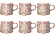 Set of 6 Mug Imprint Peregrine