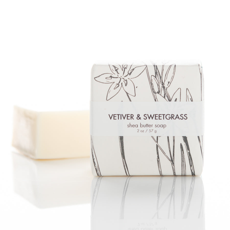 Vetiver & Sweetgrass - Petite Shea Butter Soap