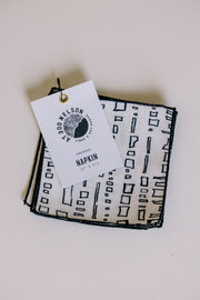 Capistrano in Clairvoyant 5" x 5" Cocktail Napkin - Set of 4