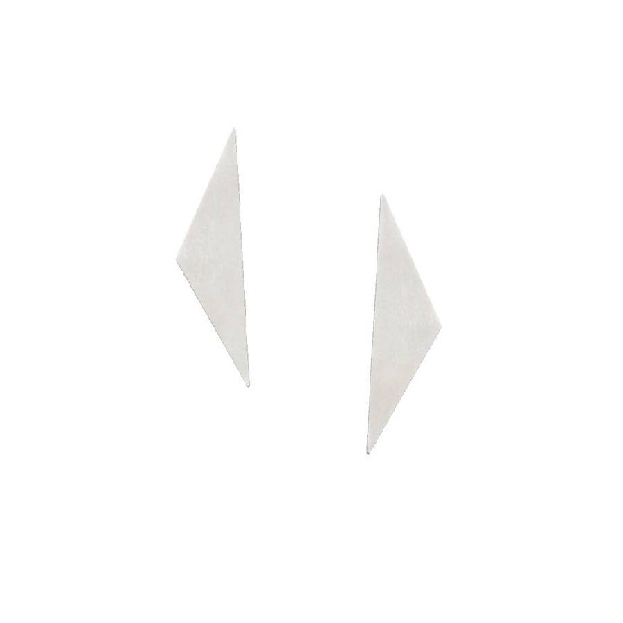 Silver Geometric Earrings