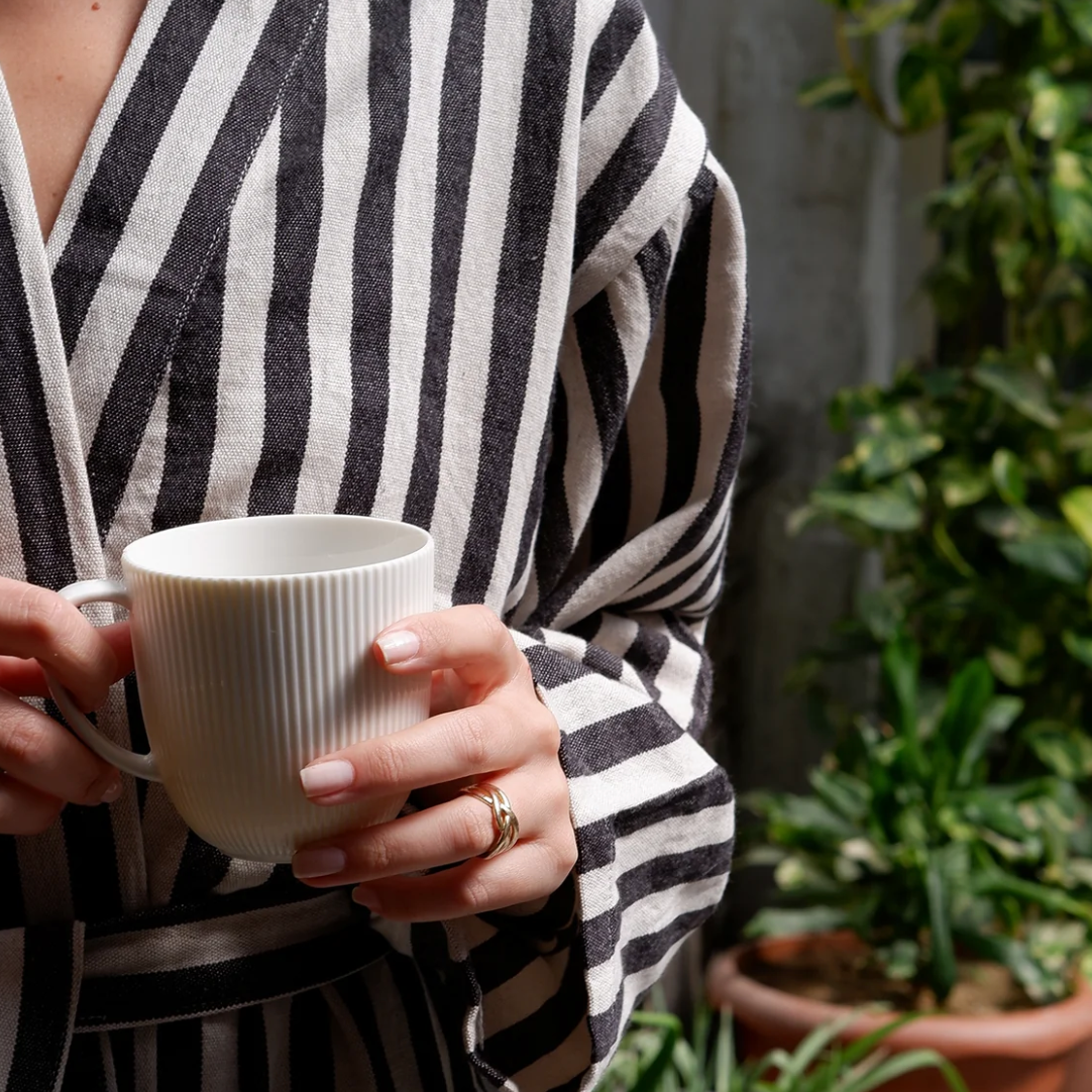 Turkish Zebra Bath Robe