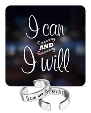 I Can & I Will Inspire Ring