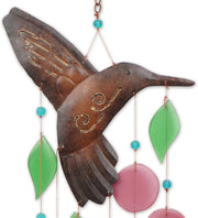 Hummingbird Sea glass Chime