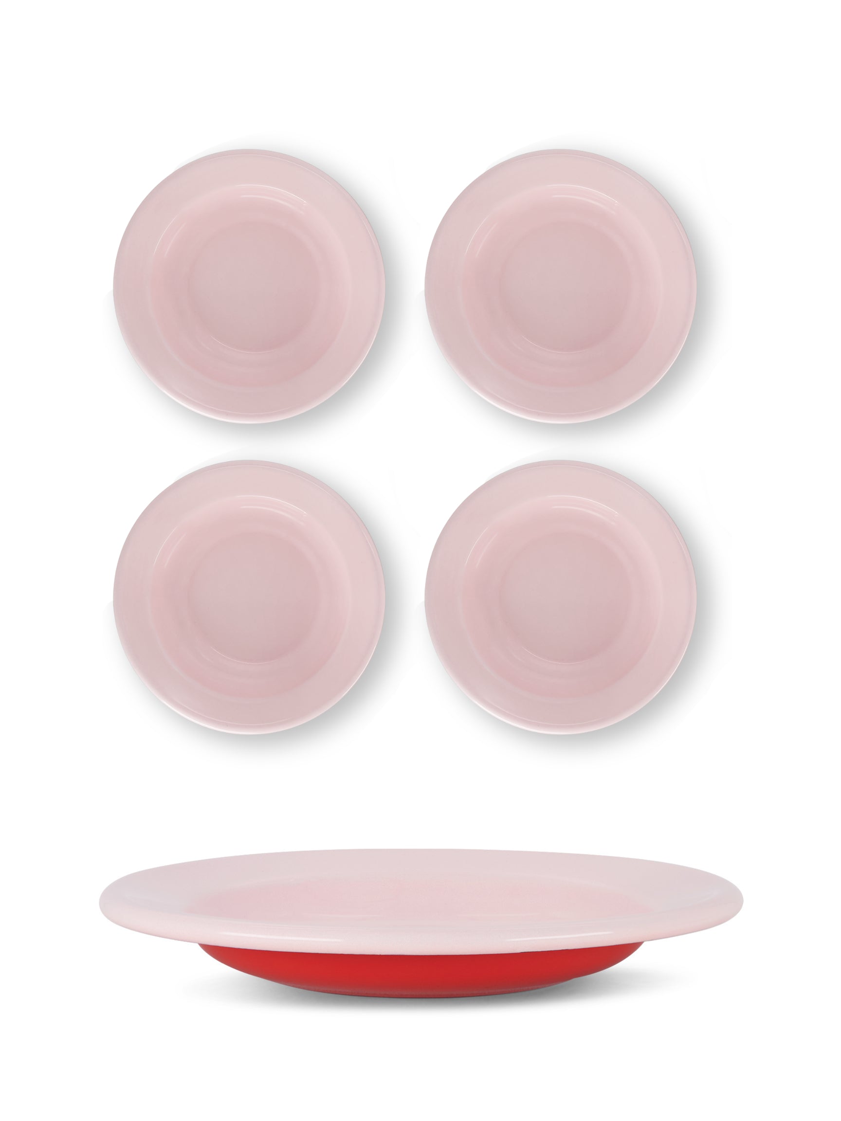 S/4 Enamel Dinner Bowl - Two Tone