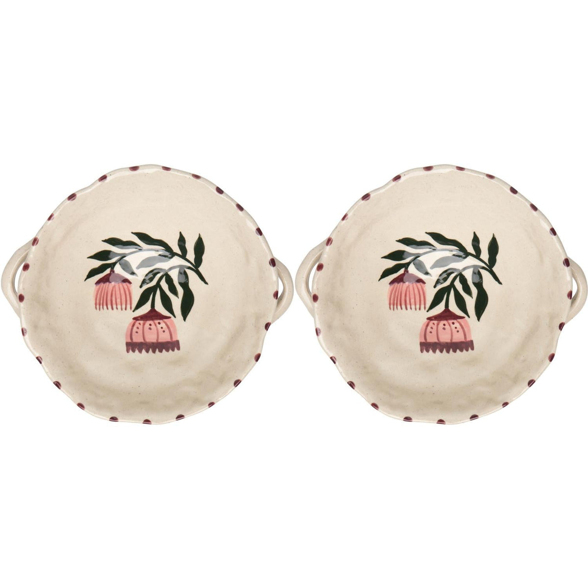 Set of 2 Footed Bowl Venus